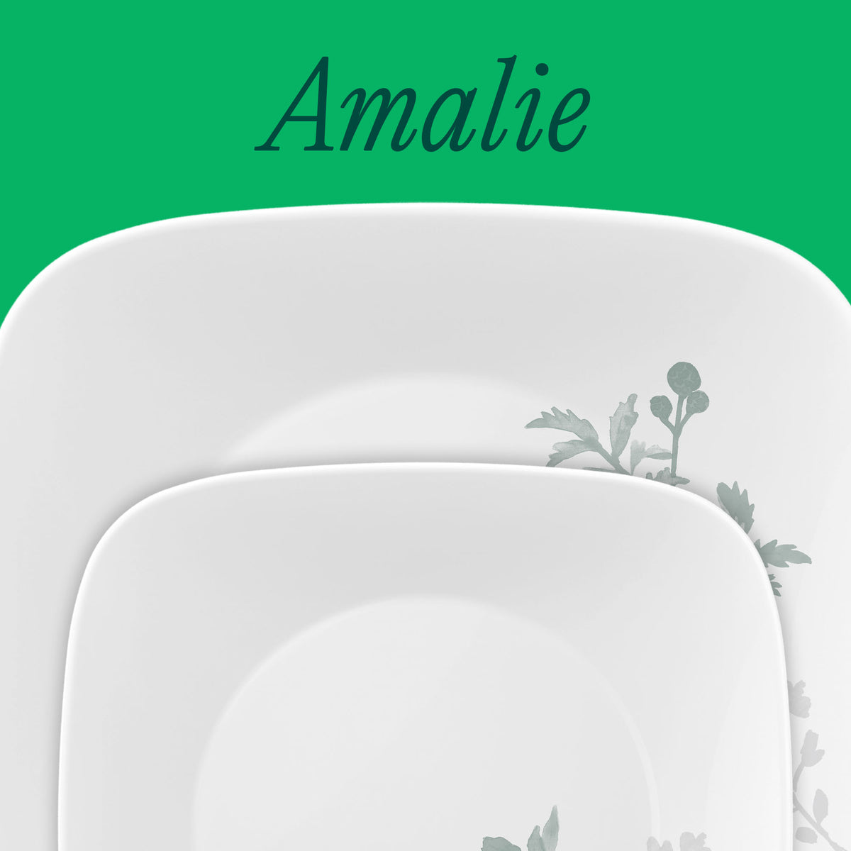Corelle® Amalie Dinnerware Set – Service for 4 + Appetizer Plates