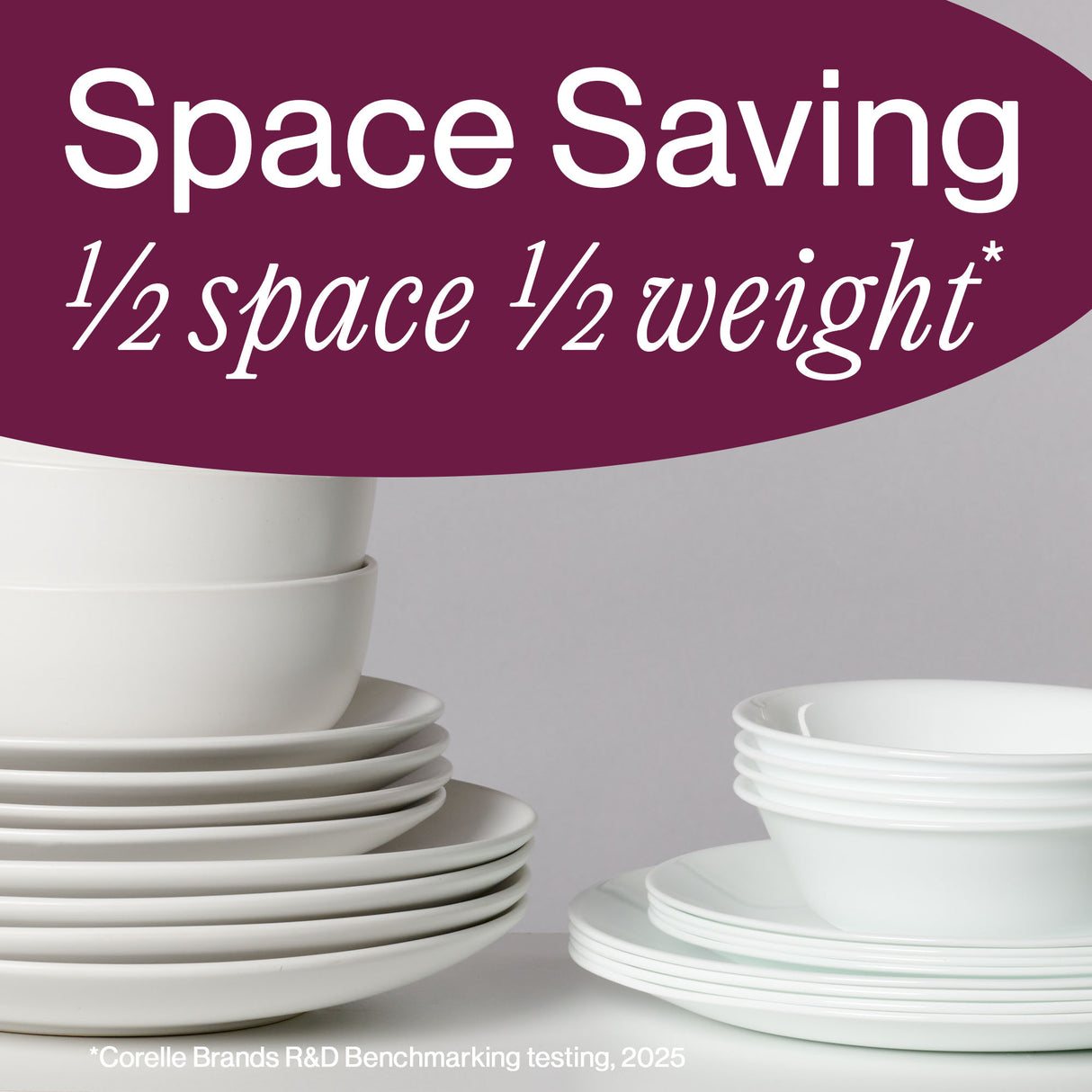 Corelle® Swept 18-piece Dinnerware Set, Service for 6