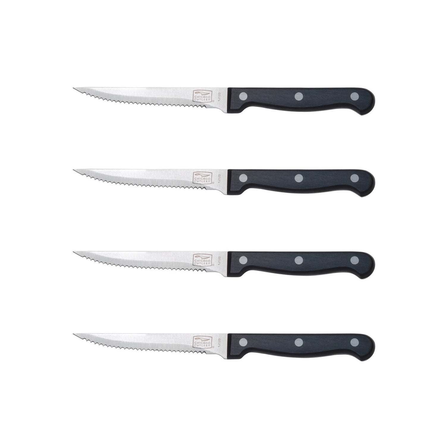 photo of 4 serrated steak knives