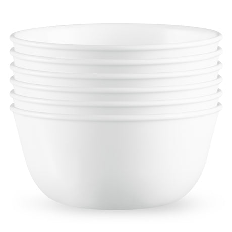 Corelle® Winter Frost White Dinnerware Set – Service for 6 + Soup Bowls