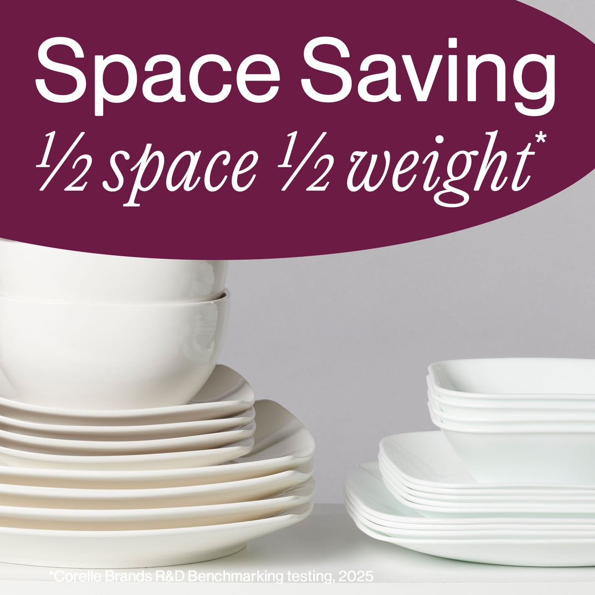 Corelle® Amalie Dinnerware Set – Service for 4 + Appetizer Plates