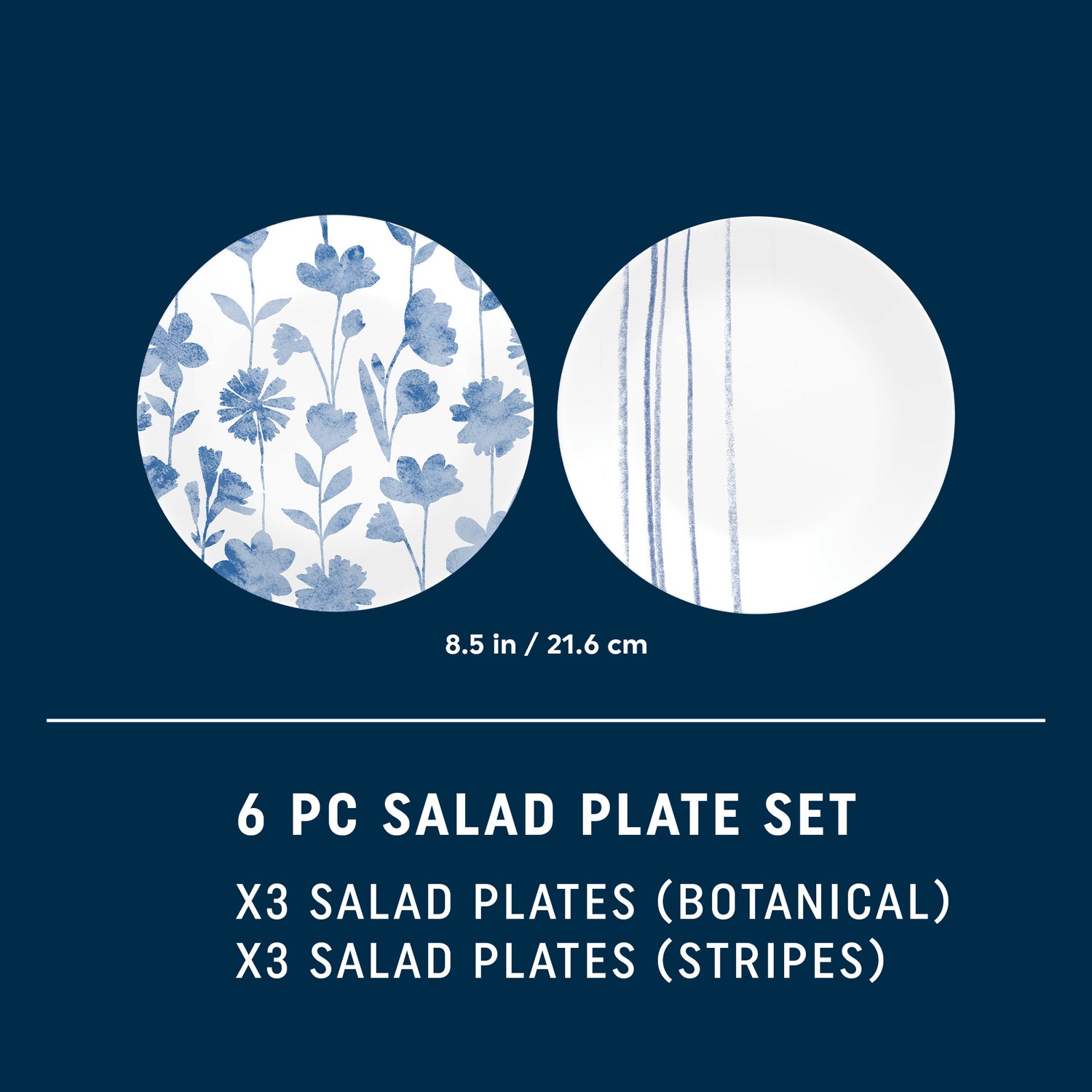 Corelle® Botanical Stripes 8.5