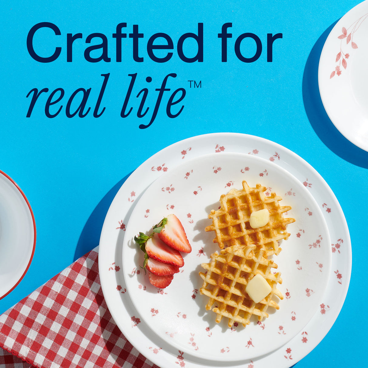Corelle® Sweet Flora 8.5" Lunch Plate, 6-pack