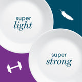  text that says super light, super strong