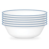 Botanical Stripes 18-ounce Bowls, 6-pack