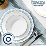  Amelia 18-ounce Cereal Bowl with text durable triple layer vitrelle dinnerware