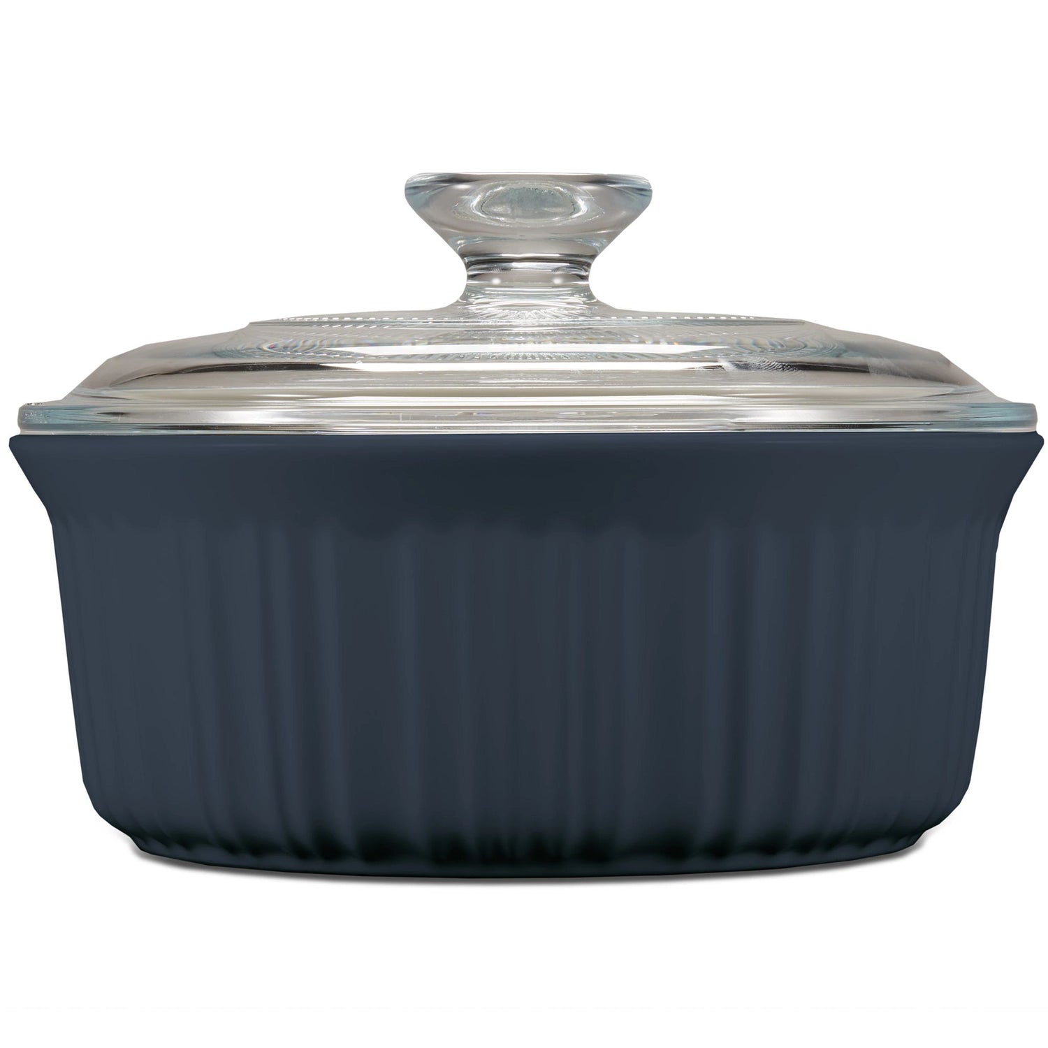 French Colors 1.5-quart Round Baking Dish, Navy 