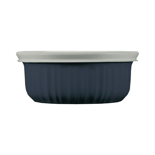 French Colors 16-ounce Baking Dish with Lid, Navy