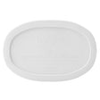 French White® 15-oz Oval Plastic Lid